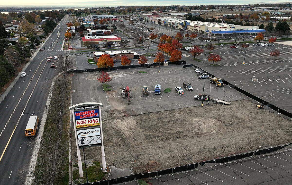 Chick-fil-A began work for its first Tri-Cities location in Kennewick, where it fenced off a site near Wendy’s and Hobby Lobby.