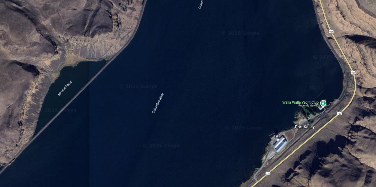 An unidentified man’s body was discovered in the remote area of the Columbia River near Mound Pond.