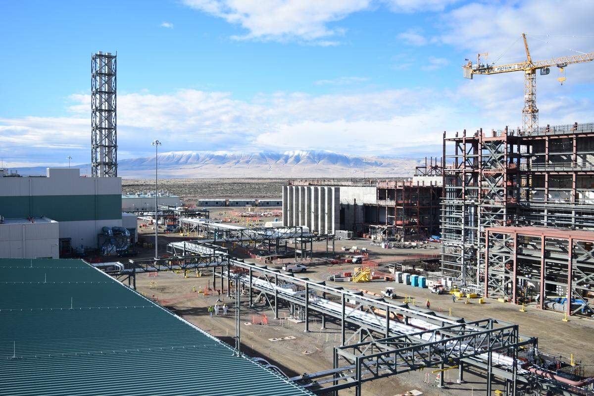 The Hanford nuclear site vitrification plant faces an Oct. 15 deadline for an initial operating run to treat the least radioactive of 56 million gallons of radioactive tank waste for disposal. Construction is not completed on parts of the plant planned to handle high level radioactive waste.