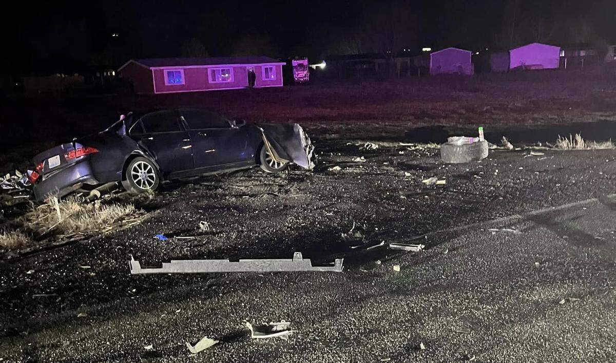 The driver of an Acura sedan, Antonio Aguirre, 35, of Sunnyside died in a crash about 8 p.m. Saturday on Highway 224 near Benton City, Wash.