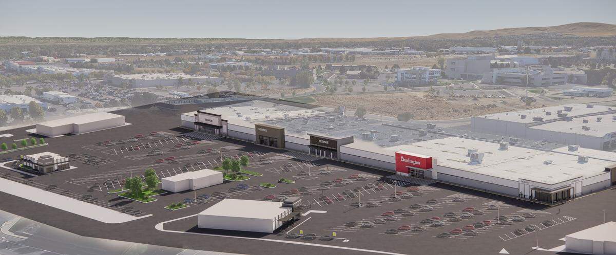 This artist rendering shows the Tri-Cities Center off West Canal Drive and Columbia Center Boulevard in Kennewick.