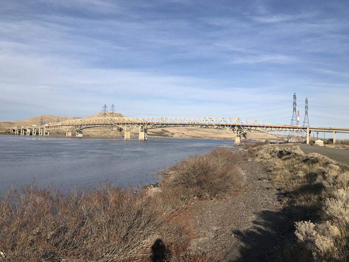 A pair of bridges carries Interstate 82 over the Columbia River between Washington and Oregon. The older Oregon-bound bridge is reopening after a two-year, $11 million project to rebuild the deck. Both bridges will be fully open by July 4.
