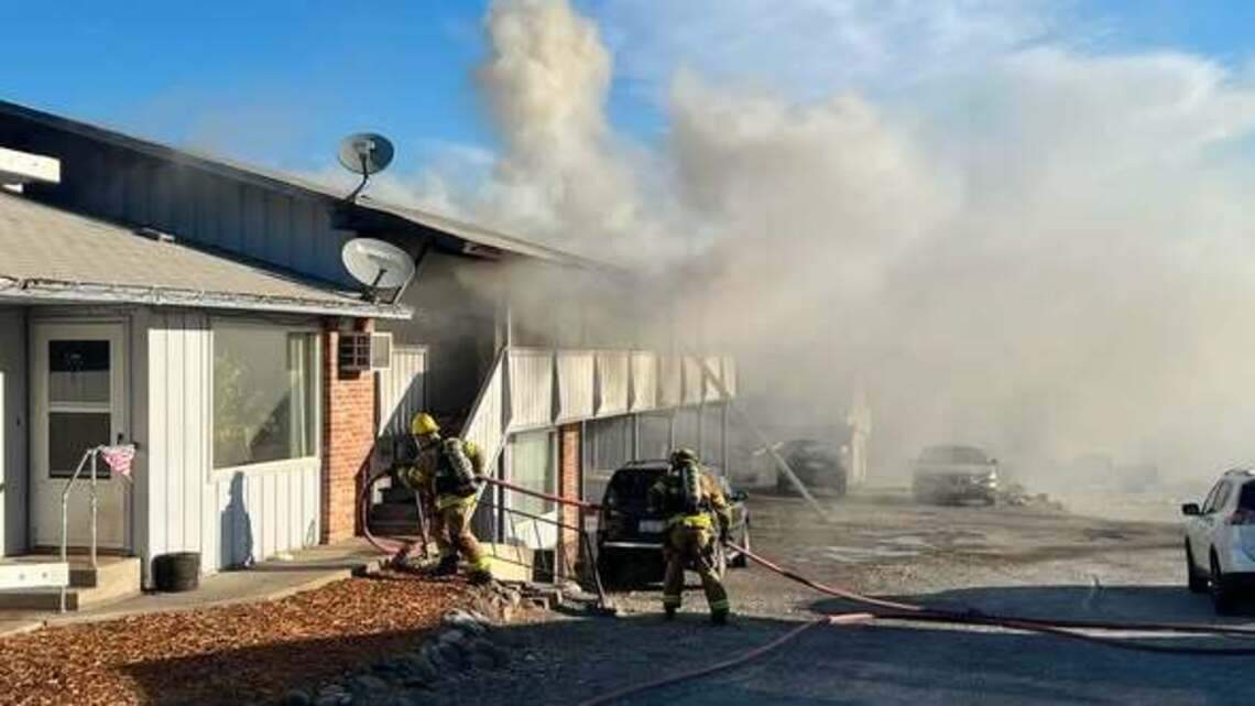 Fire burns through Kennewick apartment building. Adults, kids lose homes