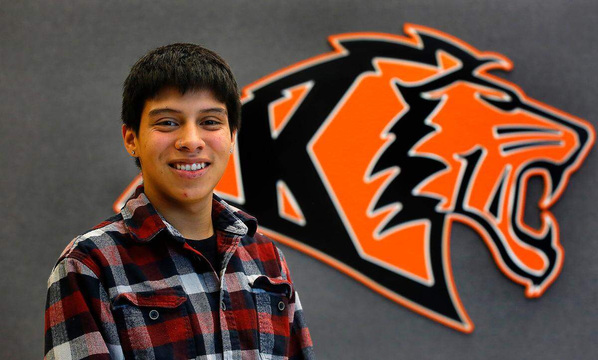 Fifth-year senior Toni Aburto credits the help he’s received through the success hub at Kennewick High School to be “back on track” academically and eligible to graduate early next year.