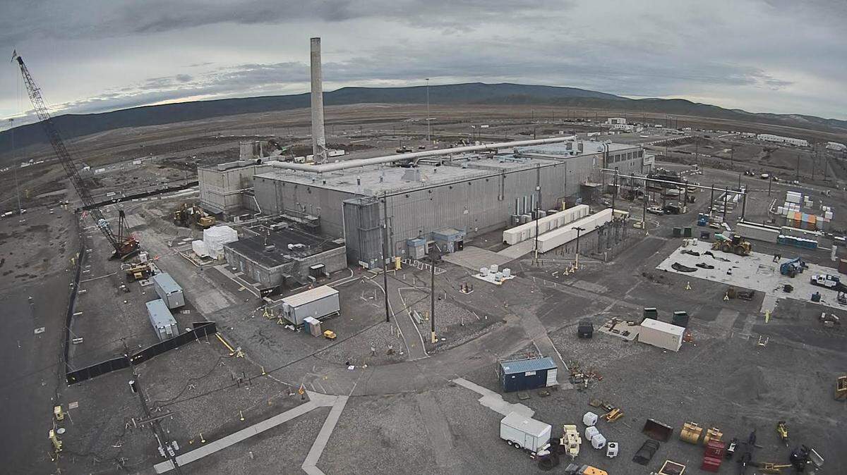 The Plutonium Finishing Plant at the Hanford nuclear reservation is shown in November 2016.