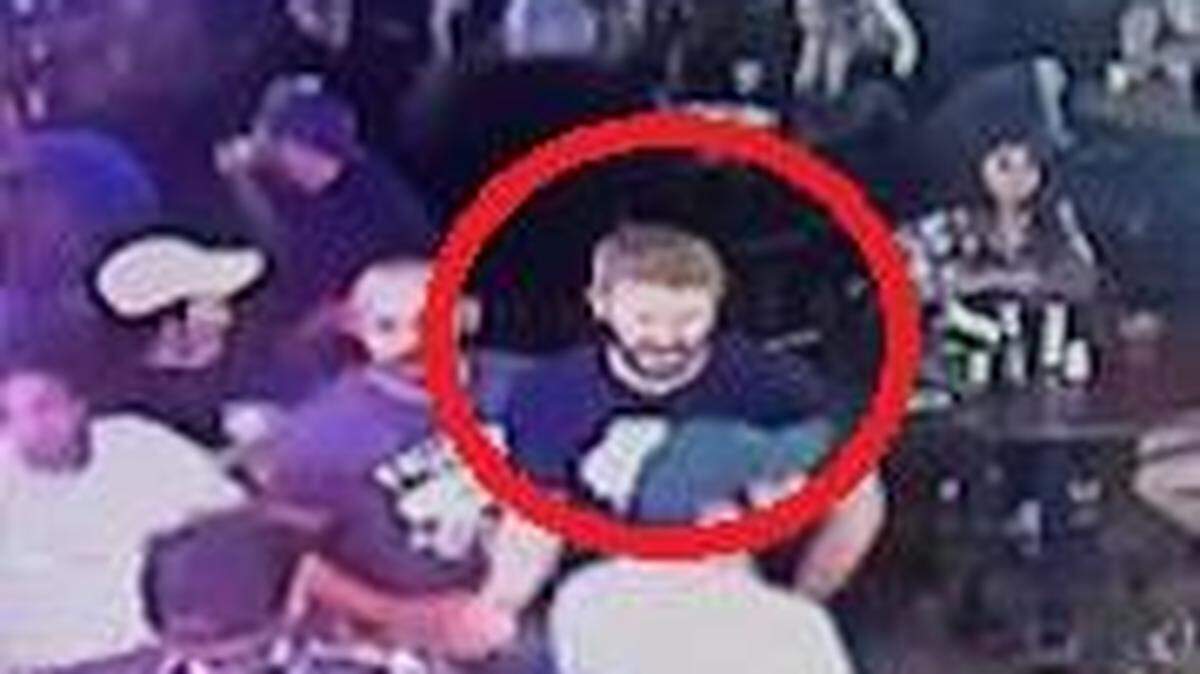 Kennewick police are looking for this man who allegedly headbutted a wooden pillar and a parked truck after he was kicked out of The Pub on Clearwater Avenue.