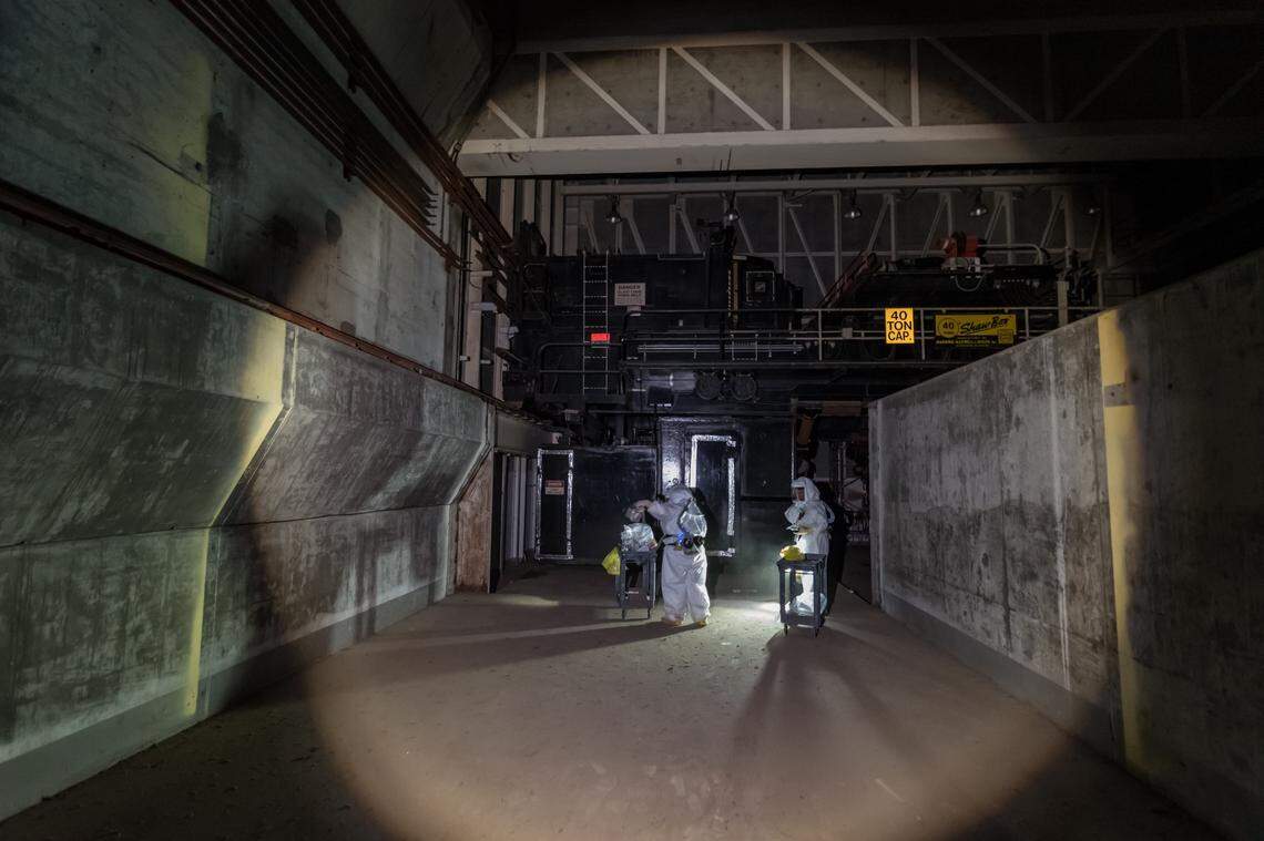 Hanford workers recently went into a rarely entered portion of Hanford’s PUREX plant as part of ongoing surveillance. The plant was once used to separate plutonium from irradiated fuel rods.