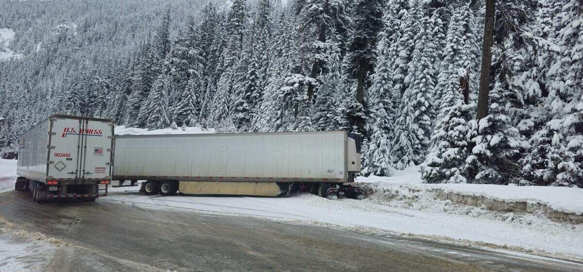 Interstate 90 closed for as long as five hours Thursday night from North Bend to Ellensburg due to crashes on snowy road.