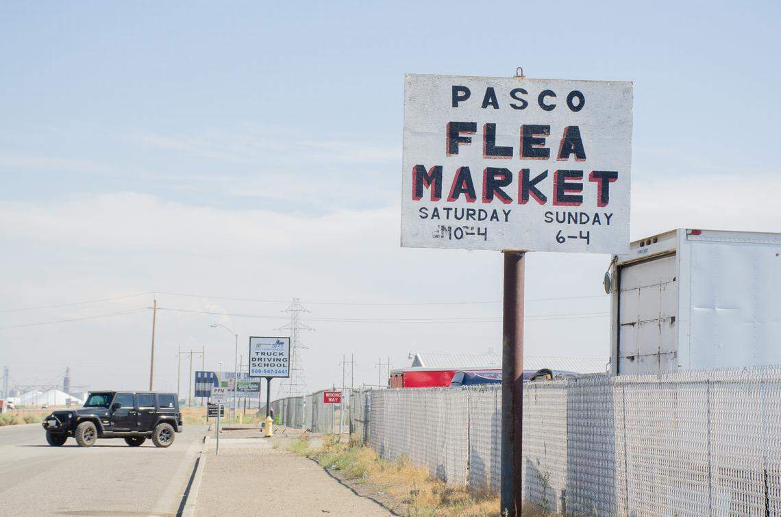 Each weekend, hundreds of vendors gather to sell their wares, second-hand clothing or specialty items.