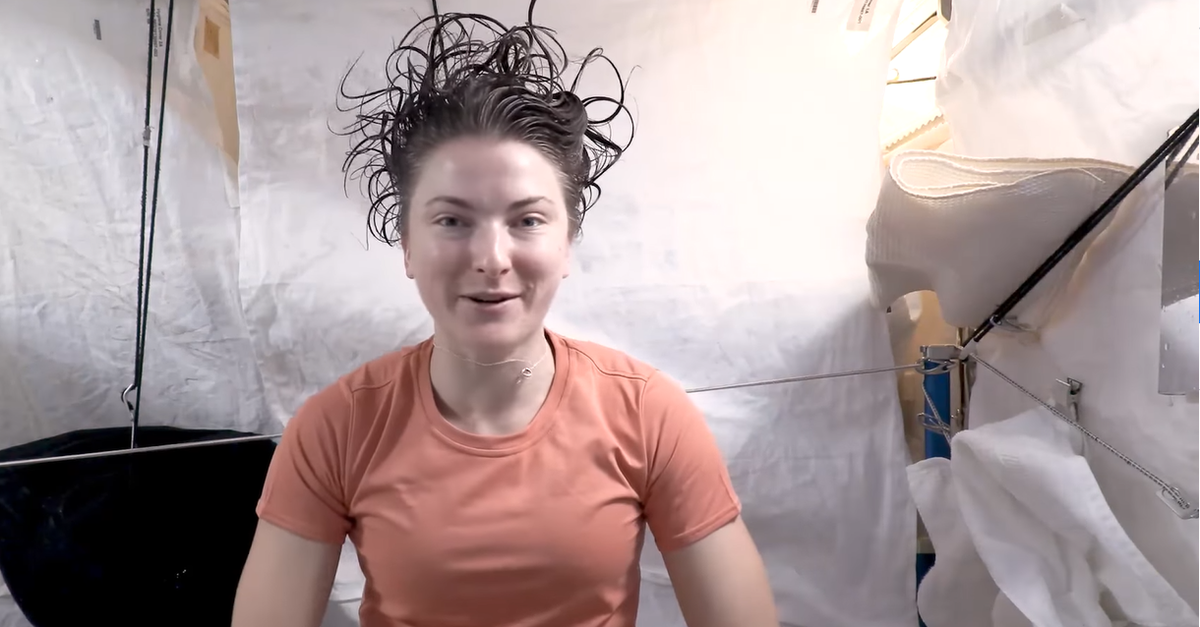 After getting questions about how daily tasks are accomplished in the microgravity of the International Space Station, Richland astronaut Kayla Barron shared a video of how she washes her hair.