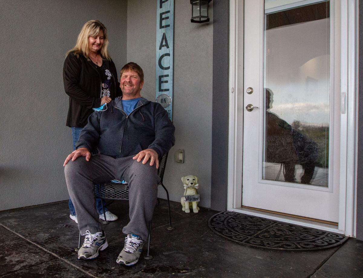 From the back porch of their Pasco home, Rita and Mike Welch reflect on their new lease on life. For months, Mike was so sick with COVID-19 doctors feared he might not recover.