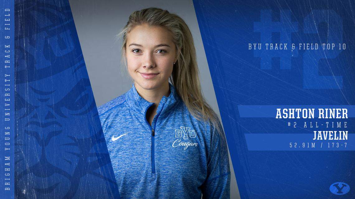 Mid-Columbia grad is No. 2 on BYU’s all-time list for javelin marks