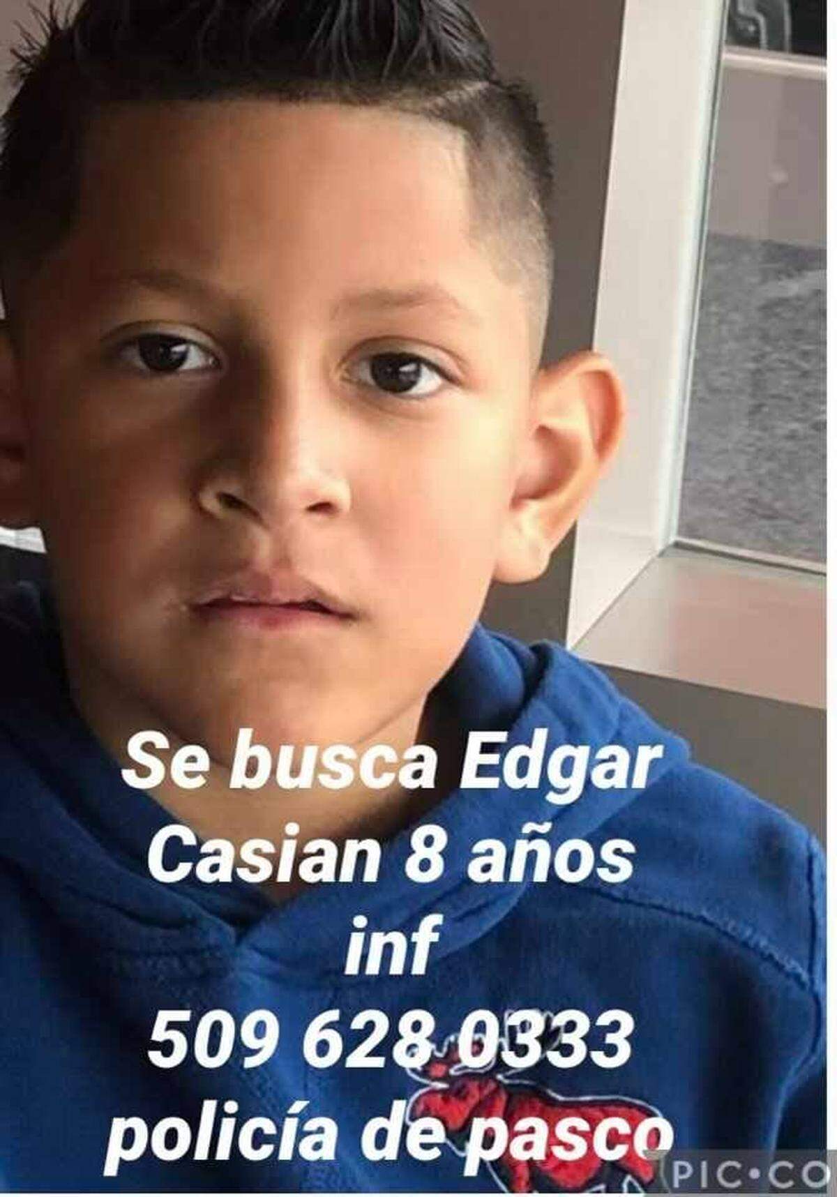 Pasco police are asking for help to find Edgar Casian, 8. The last time the boy was seen by police was in September 2020.