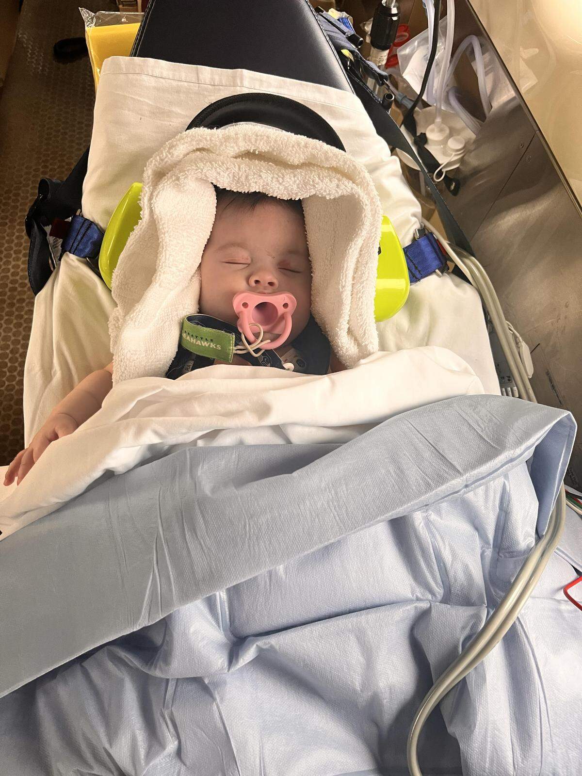 Lucia, the daughter of James and Florita Sanchez of Pasco, was on a lifeflight to Seattle within 24 hours of arriving at Kadlec Regional Medical Center in Richland after her father noticed a hard spot on her side.