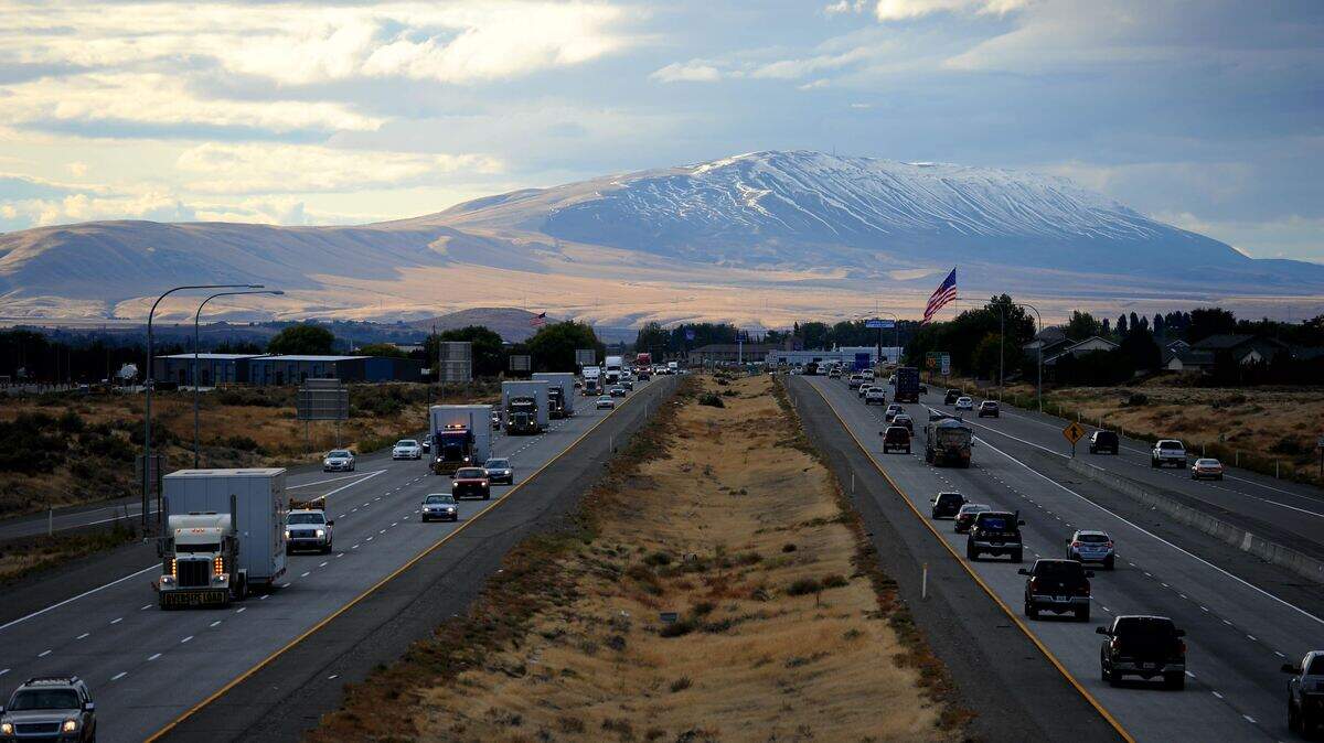 Tri-City Herald reader John Panther took this photo of the earliest snowfall on record on Rattlesnake Mountain near Richland. The snow fell after an unseasonably cold air mass swept through the region Sept. 28.