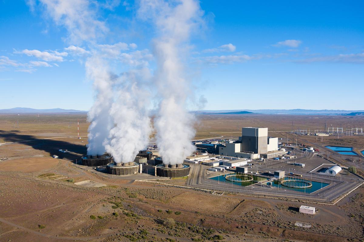 Energy Northwest’s Columbia Generating Station near Richland, Wash., is the Northwest’s only commercial nuclear power plant. It began operating in 1984 and produces about 10% of the electricity used in the state.