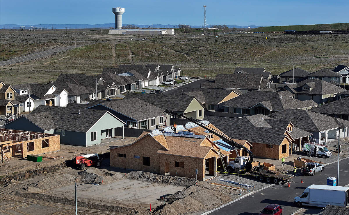 New homes are being built in the Quail Ridge neighborhood at Horn Rapids in Richland. New tariffs announced by President Trump are expected to add to the cost of a new home and slow the pace of building.