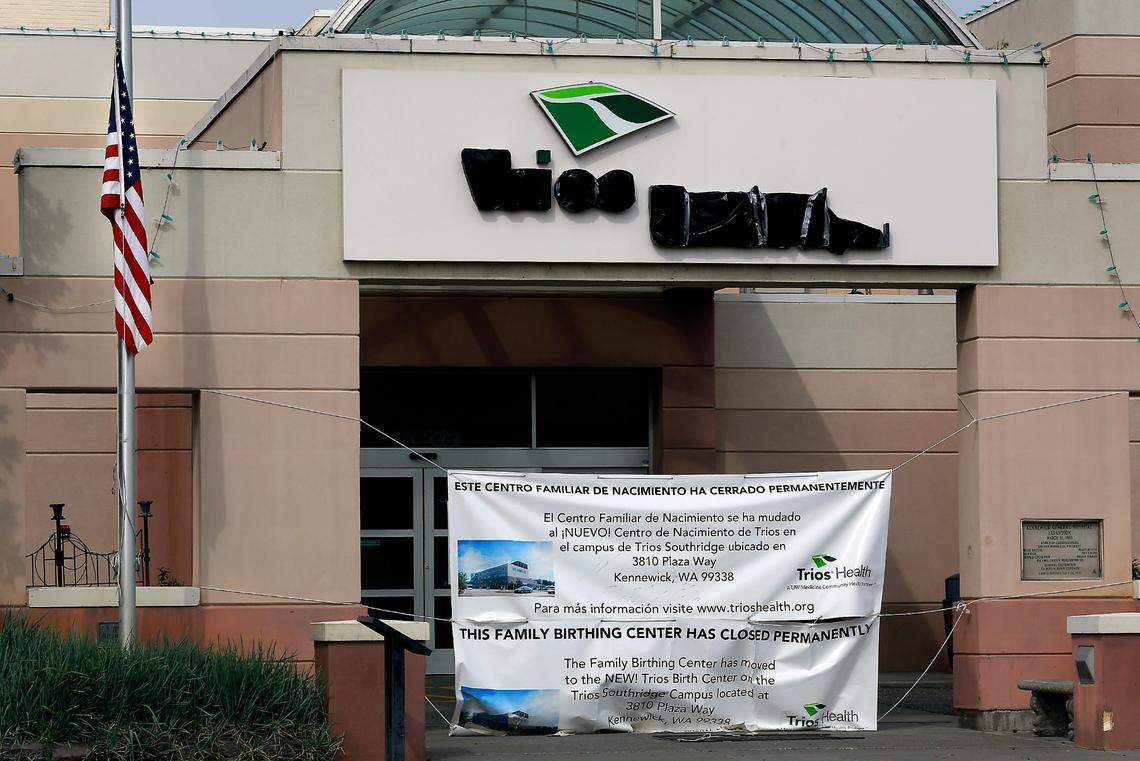 The former Kennewick General Hospital building in downtown Kennewick which served as the Trios Family Birthing Center has permanently closed with the opening a new birthing center on the Southridge hospital campus.
