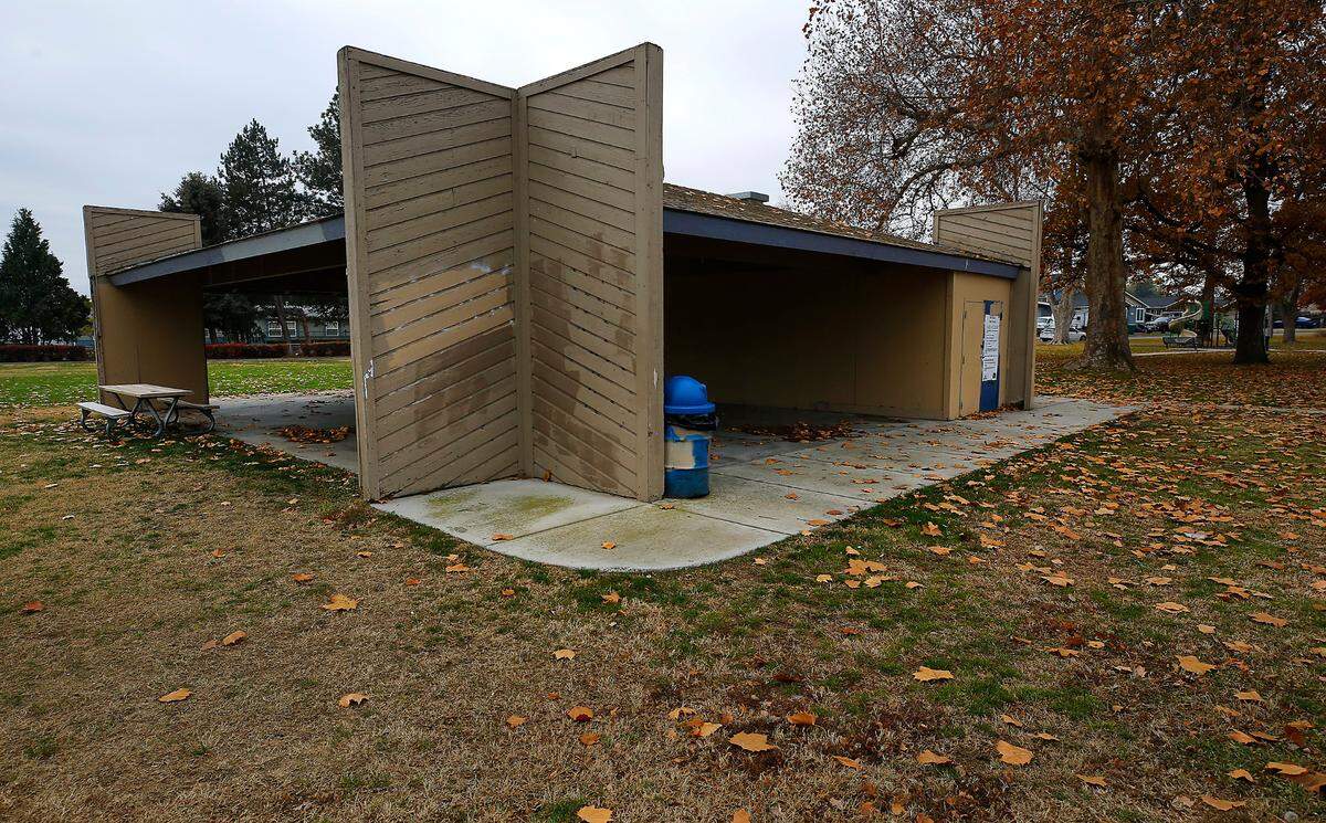 The gazebo in Layton Park at 324 E. Sixth Ave. in Kennewick is scheduled for demotion.
