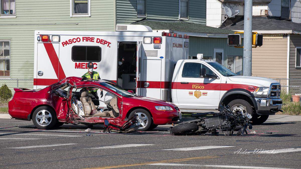 Pasco police are investigating a fatal motorcycle and car collision at Fourth Avenue and “A” Street in Pasco.