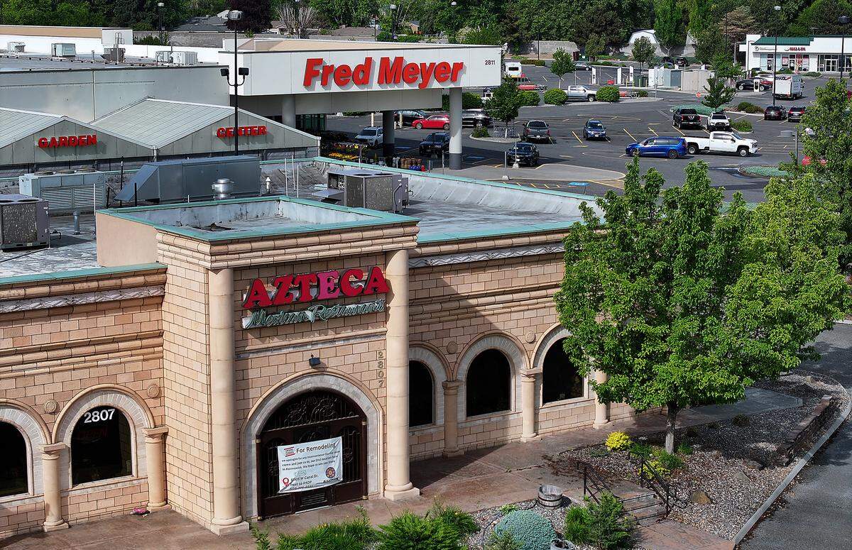 The Azteca property at 2807 W. 10th Ave., at Highway 395 near the Kennewick Fred Meyer store.