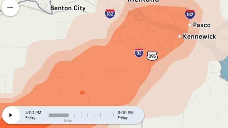 Why is it so smoky in Tri-Cities today?