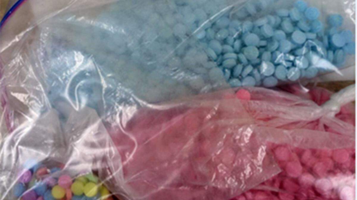 FBI and local law enforcement agencies seized more than 100,000 fentanyl-laced pills, including pink and rainbow-colored pills, more than 50 pounds of methamphetamine, and approximately 1 kilogram of cocaine during the recent Southeast Washington Safe Streets Task Force sweep.