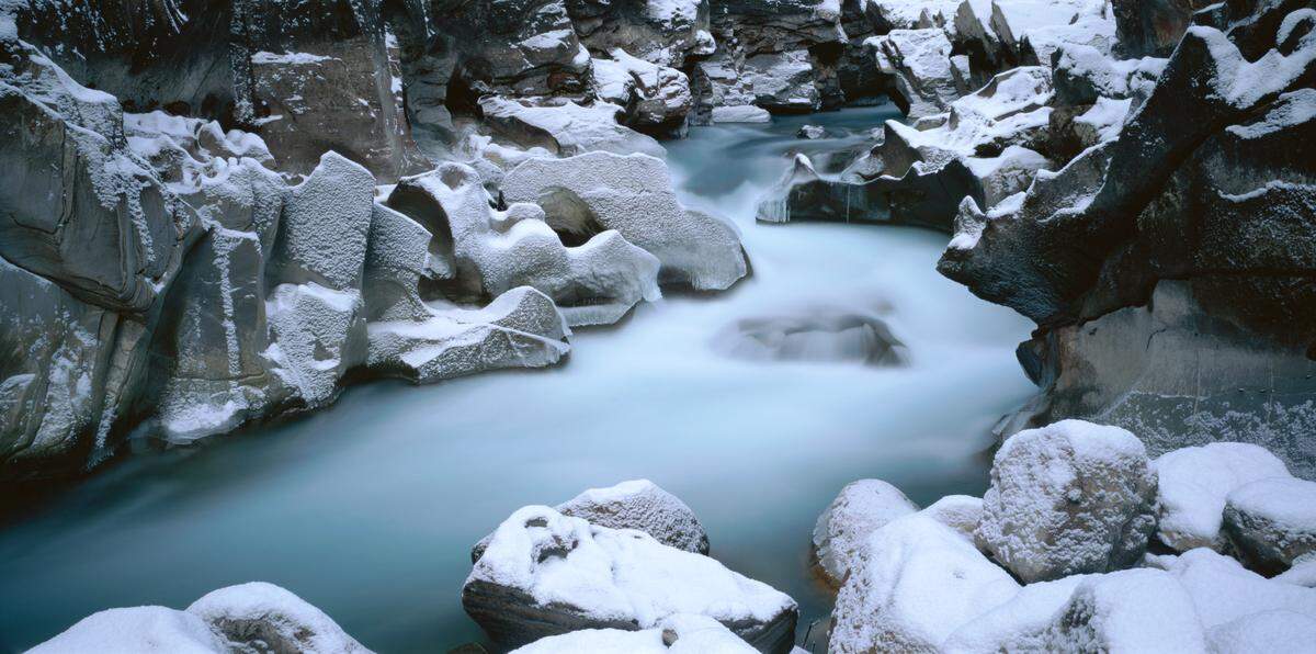 The Columbia River in Yoho National Park, British Columbia, Canada.