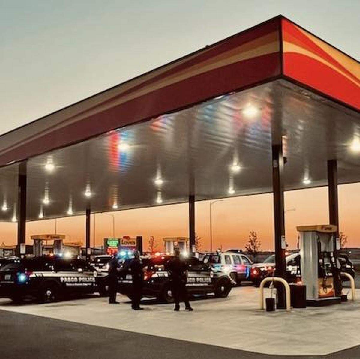 Pasco Police responded to a woman threatening customers with a knife at the Love’s Travel Stop on Thursday.