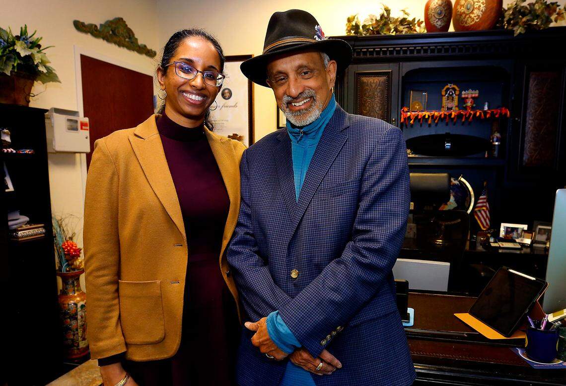 Reliance Health Systems offices in the Spaulding Medical Park in Richland is run by father-daughter duo Kishore Varada and Radhika Rampa.