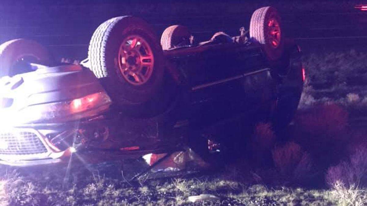 A Richland woman was hurt in an late night crash on Interstate 182 Thursday night.