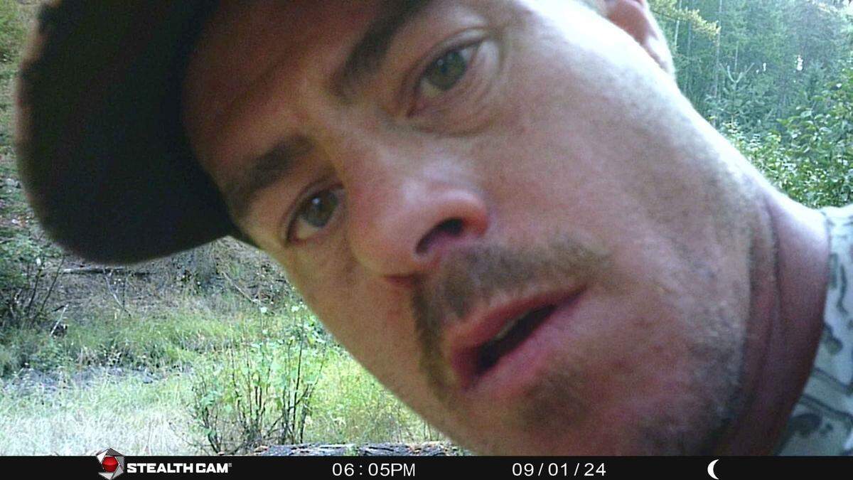 Oregon State Police Fish and Wildlife caught this face on a trail camera near an elk shot with archery equipment in Northeast Oregon.