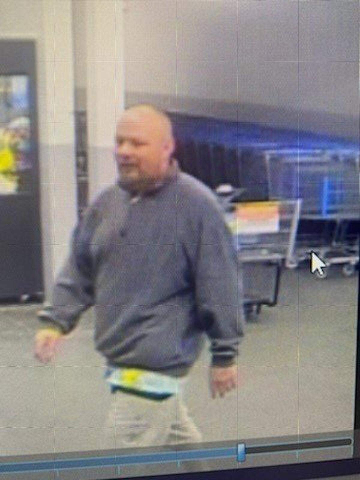 Kennewick police are looking for this arson suspect in the Kennewick Walmart fire.