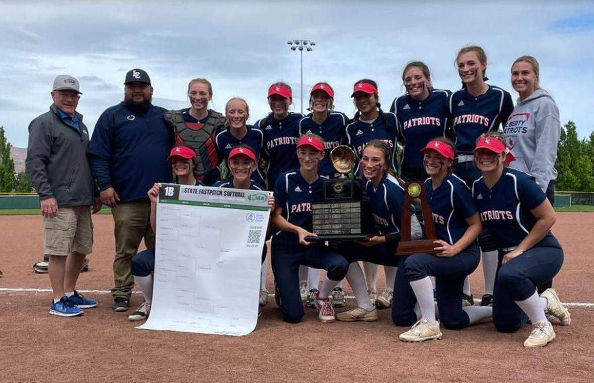 The Liberty Christian girls softball team won the state title in Yakima, beating Colton in the championship.