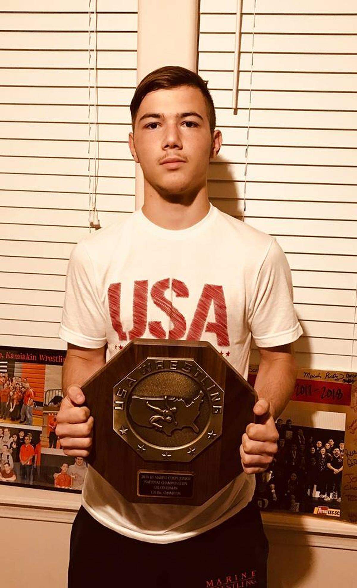 Austin Almaguer, an incoming senior at Kamiakin High School, won the 126-pound Greco-Roman title Saturday at Junior Nationals in Fargo, N.D.