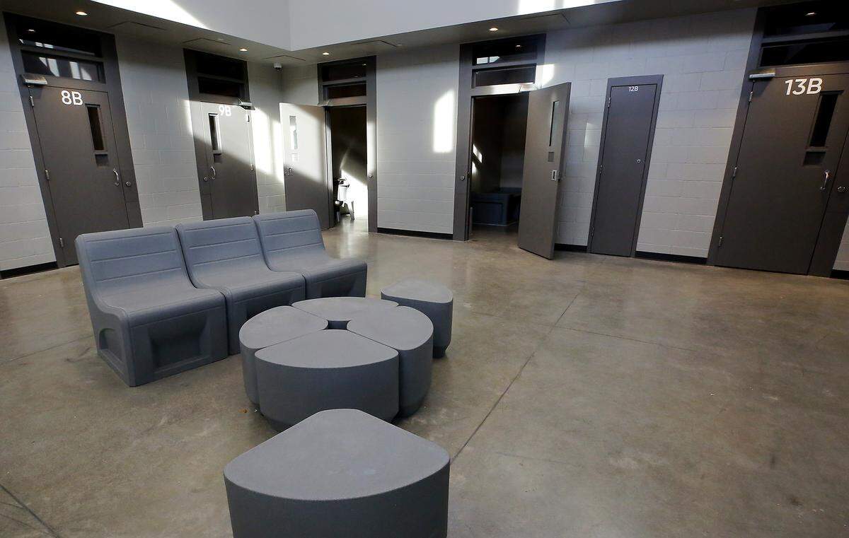 New living area for offenders at the Benton County Juvenile Justice Center, that is undergoing a $21 million renovation.
