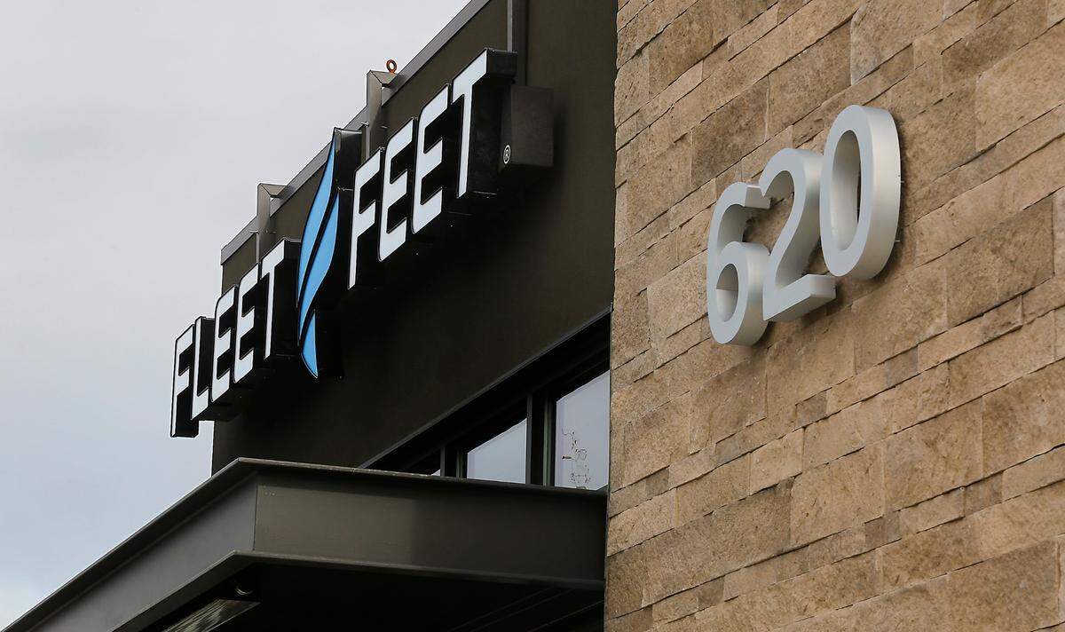 Julie and Wade Pannell and the Spokane-based owners of six Washington Fleet Feet stores.