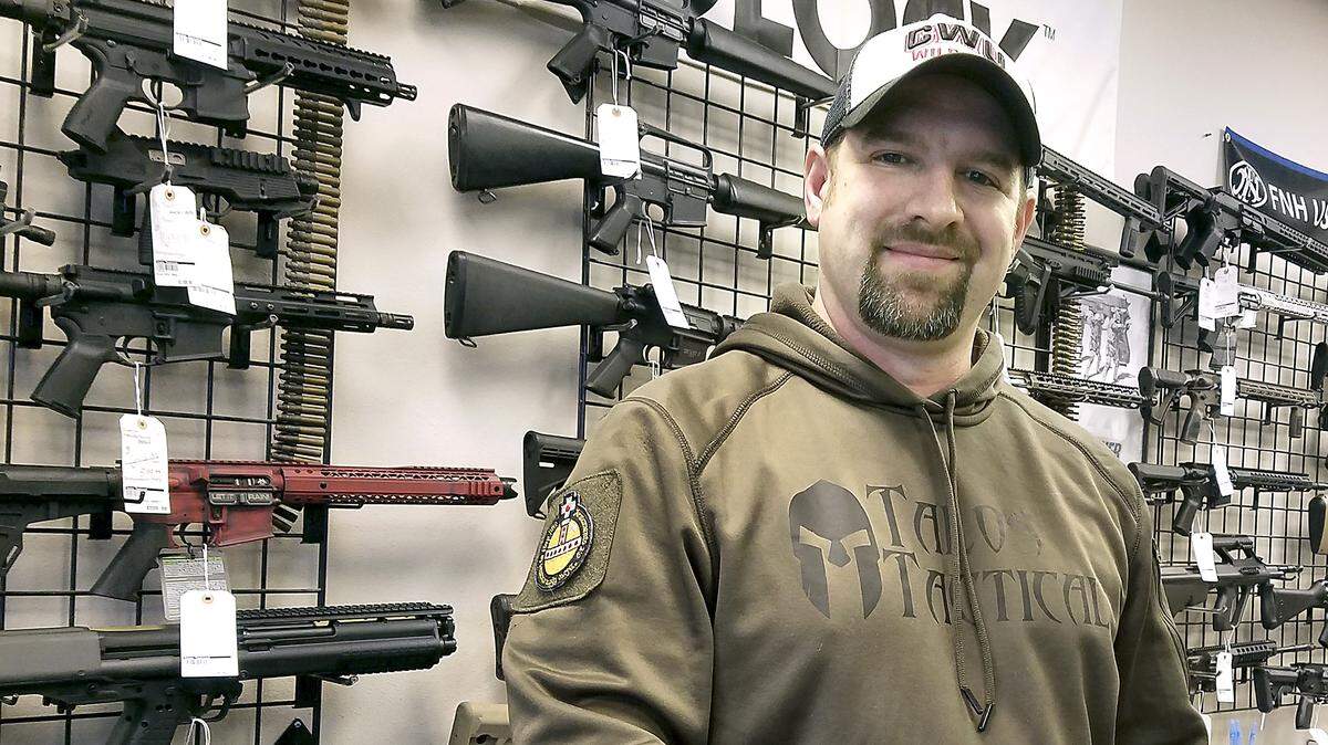 Matt Cieslar, owner of Talos Tactical, plans to continue selling semi-automatic rifles at his West Richland gun store to law abiding customers between the ages 18-20 years until July 1 because he believes the term “assault rifle” remains undefined by Washington state law.