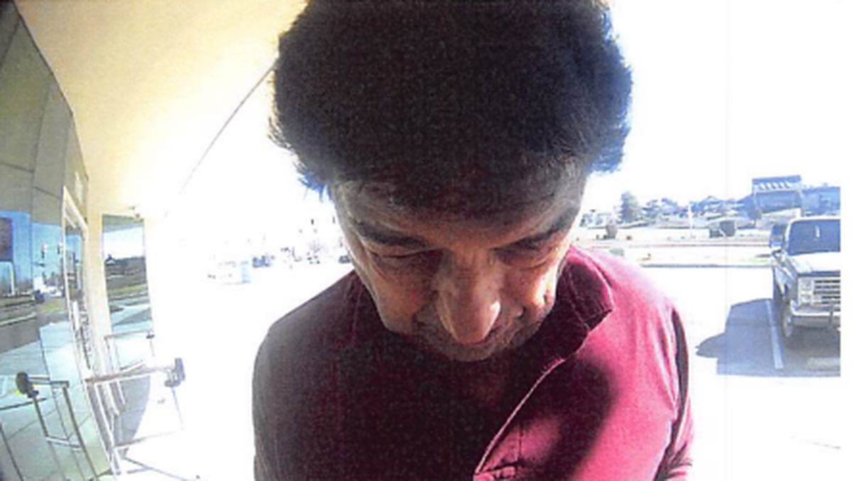 Gilbert Orosco is shown making a $500 withdrawal of Nevada unemployment benefits from the Bank of America in Kennewick in March 2021, according to a court document.