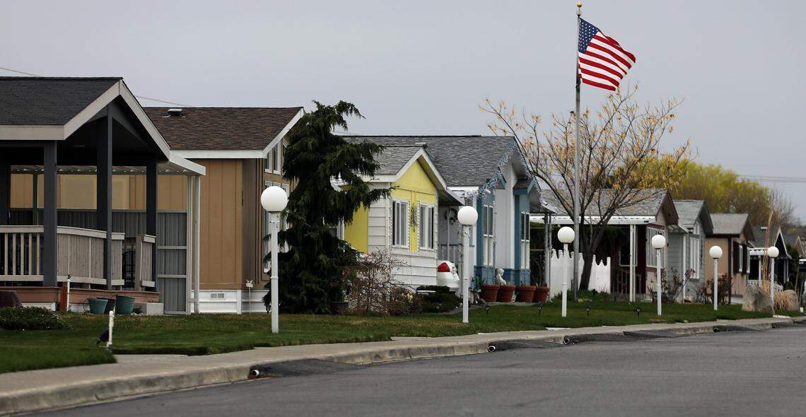 A mobile home park for 55+ residents in west Kennewick.