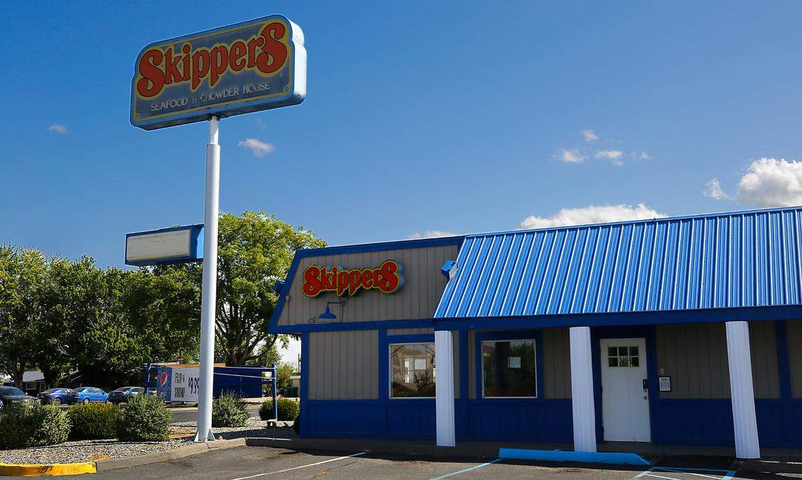 Skippers Seafood & Chowder restaurant at 3307 W. Kennewick Ave. remains closed.