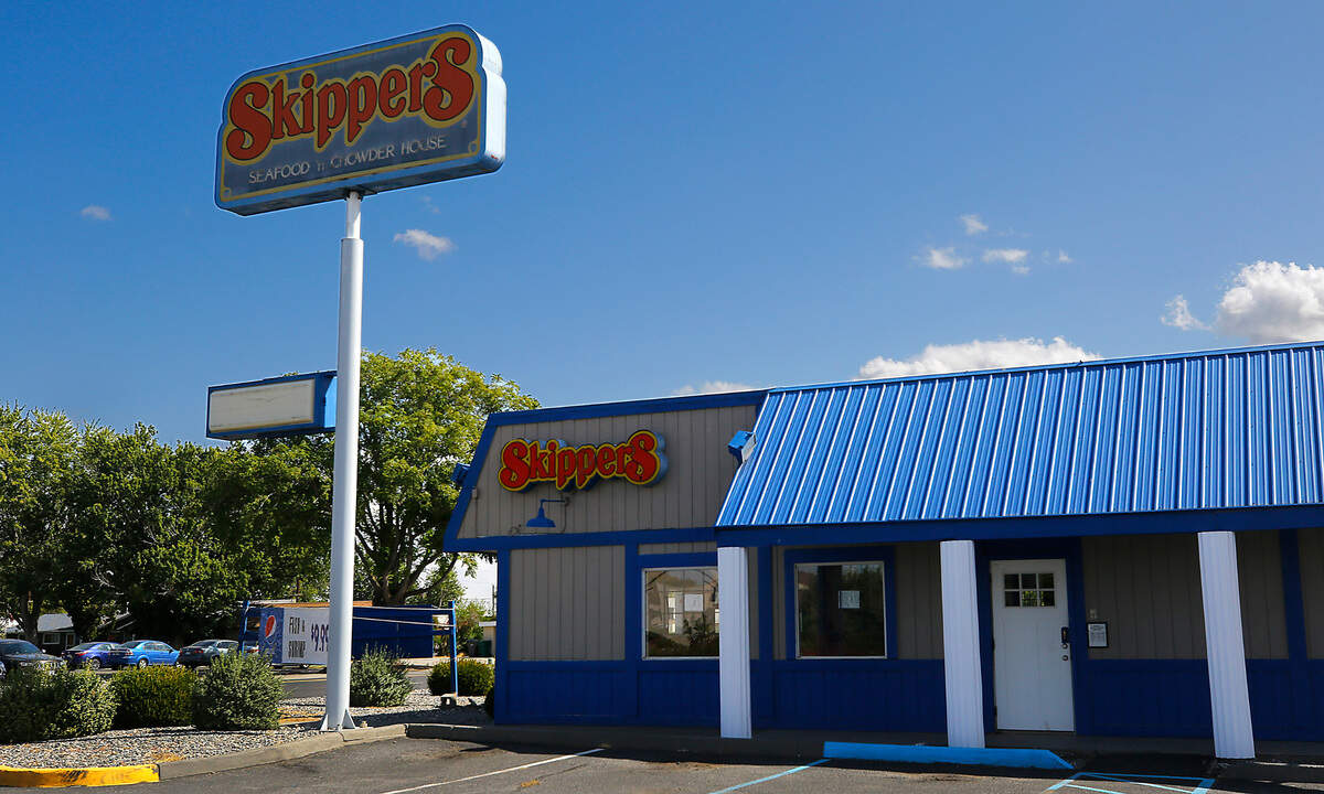 Skippers Seafood & Chowder restaurant at 3307 W. Kennewick Ave. remains closed.