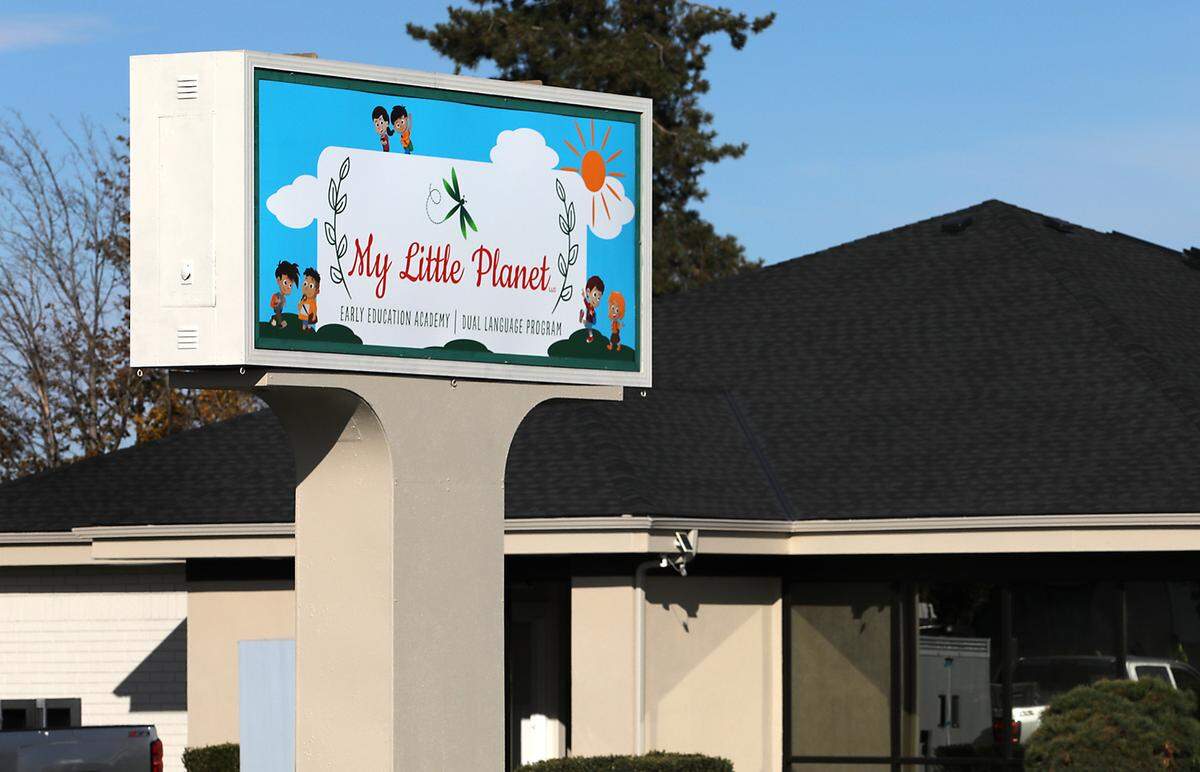 The sign is up for the new My Little Planet early education academy on West Kennewick Avenue near Highway 395 in Kennewick.