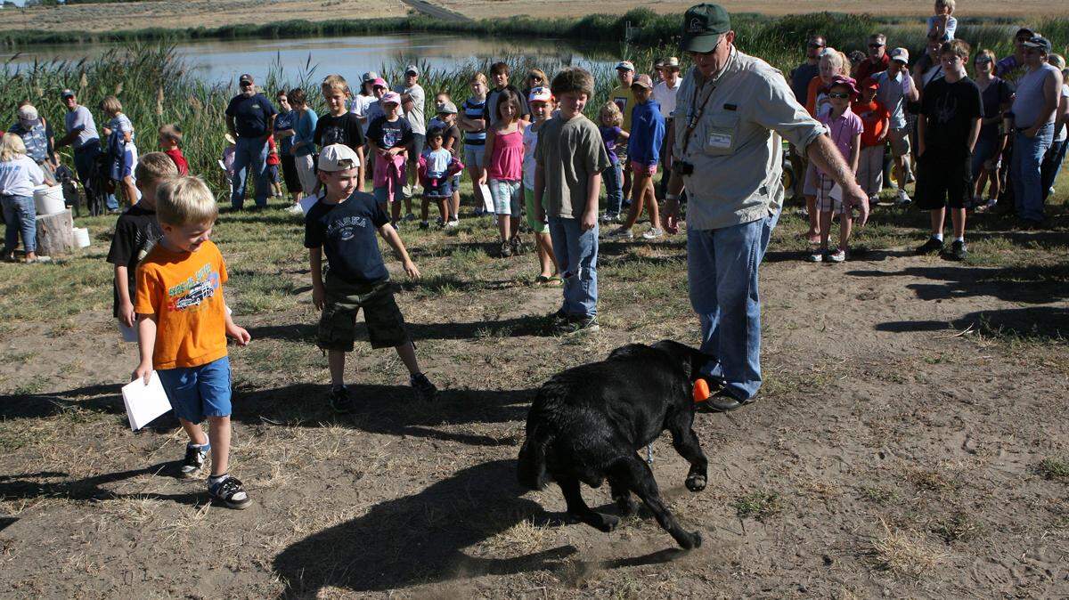 Labrador retriever demonstrations are among the activities planned Sept. 8 at Kid’s Duck Conservation Day at McNary National Wildlife Center.