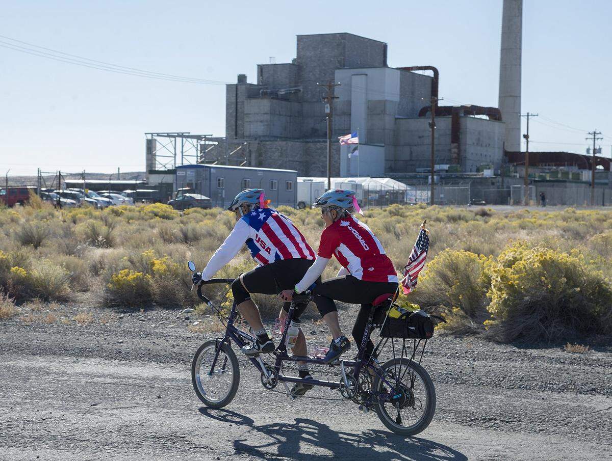 A bike ride at B Reactor is one of the activities planned to commemorate the 75th anniversary of the Hanford nuclear reservation.