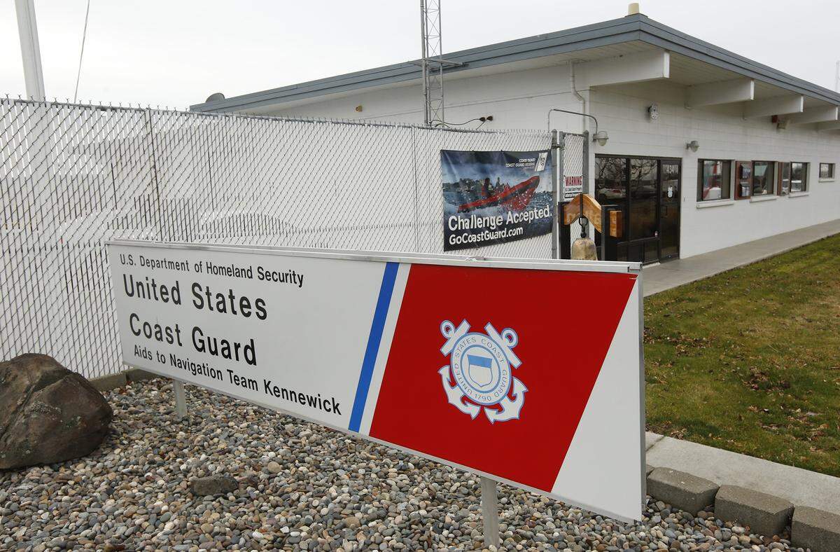 United States Coast Guard station is on Clover Island in Kennewick.