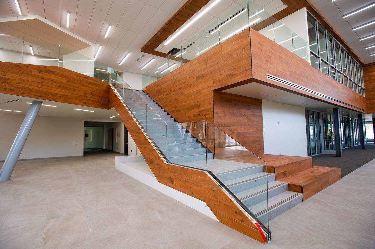 The 140,000-square-foot building in Richland has 52 laboratories, flexible space for collaboration, conference rooms and offices for 250 staff and visiting researchers.