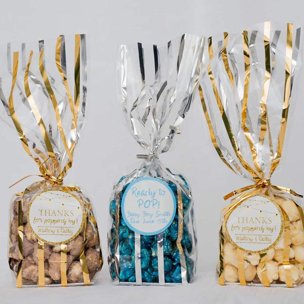 Popped featuring Killian Korn sells mini favor bags perfect to give out for Valentine’s Day treats.