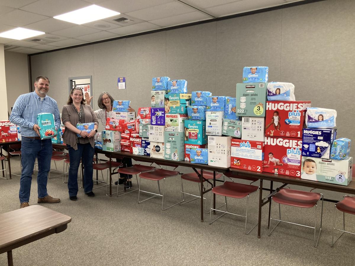 Energy Northwest was one of many community collection sites for the United Way’s annual Diaper Drive.