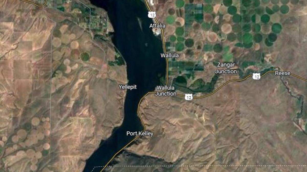 The body discovered in a remote area of the Columbia River near Wallula Gap was identified by his fingerprints.